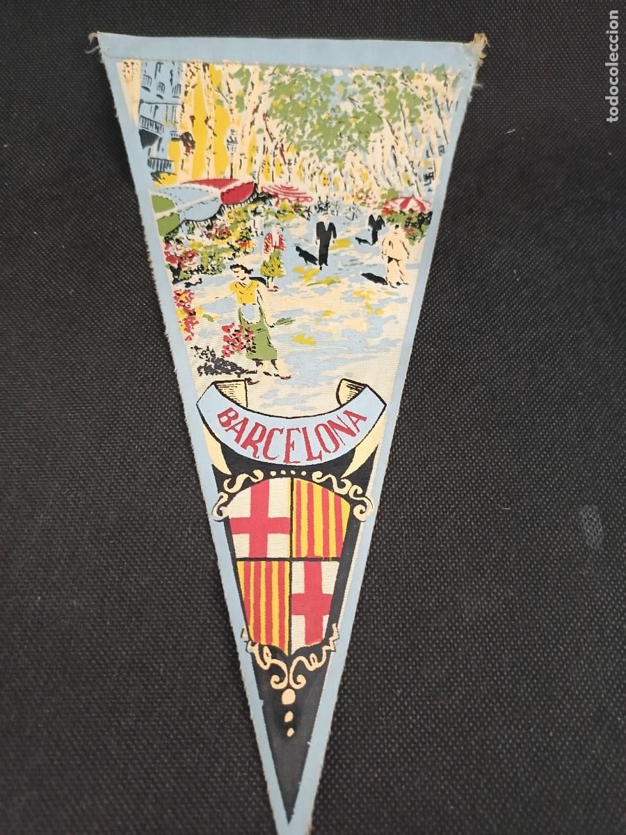 Sammlung von Wimpeln: Banderin Barcelona antiguo