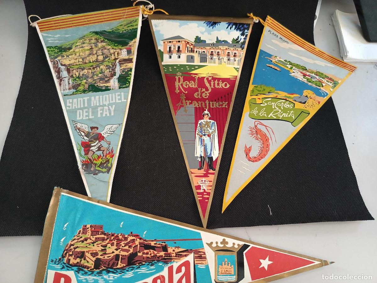 Banderines de colecci&oacute;n: Banderines Sant Miquel del fay (con y griega) Pe&ntilde;&iacute;scola Carlos Rapita Aranjuez