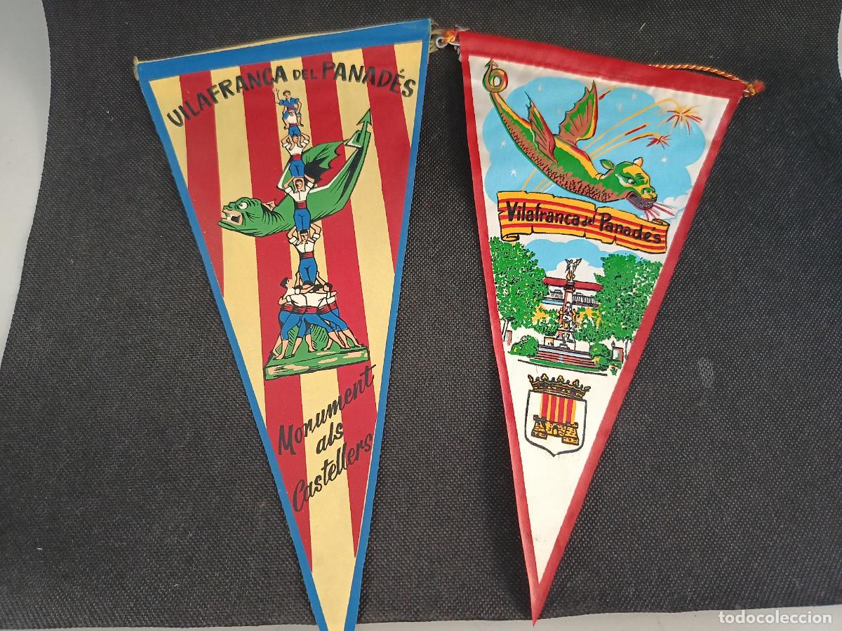 Banderines de colecci&oacute;n: Banderines Vilafranca del Panades Castellers
