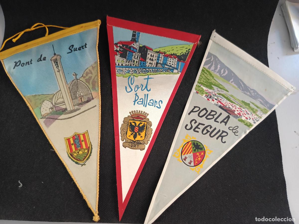 Banderines de colecci&oacute;n: Banderines Pont de Suert Sort Pobla de Segur Pallars