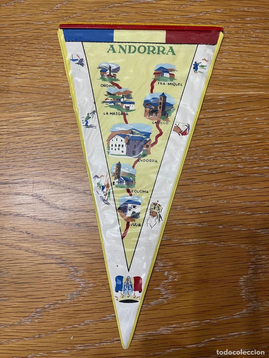 Banderines de colecci&oacute;n: bander&iacute;n Andorra con mapa - Foto 1
