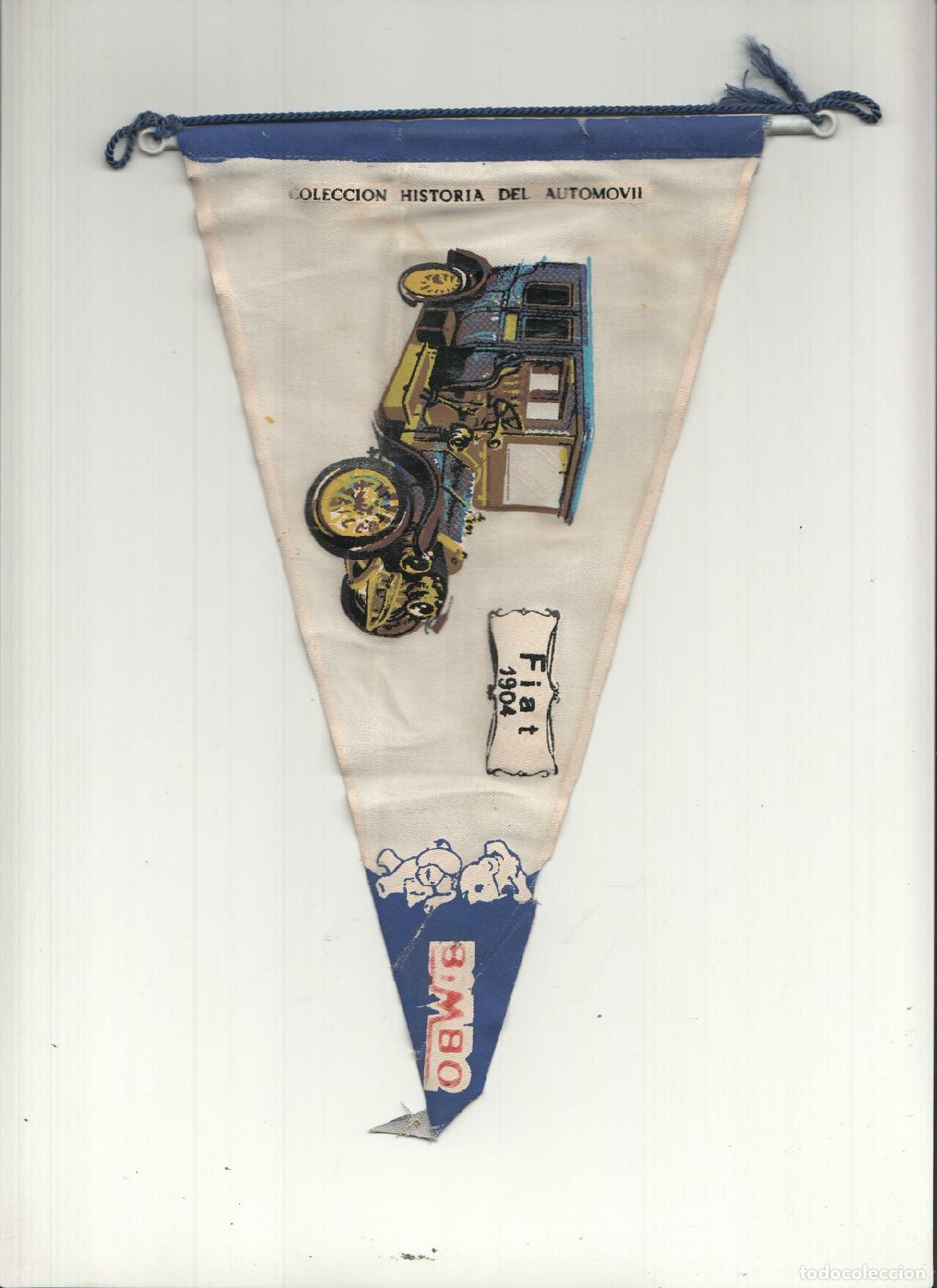 Bandierine di collezione: BANDERIN: Coleccion Historia del Automovil de BIMBO, Numero 04A: FIAT 1904 - SOLGRAPH