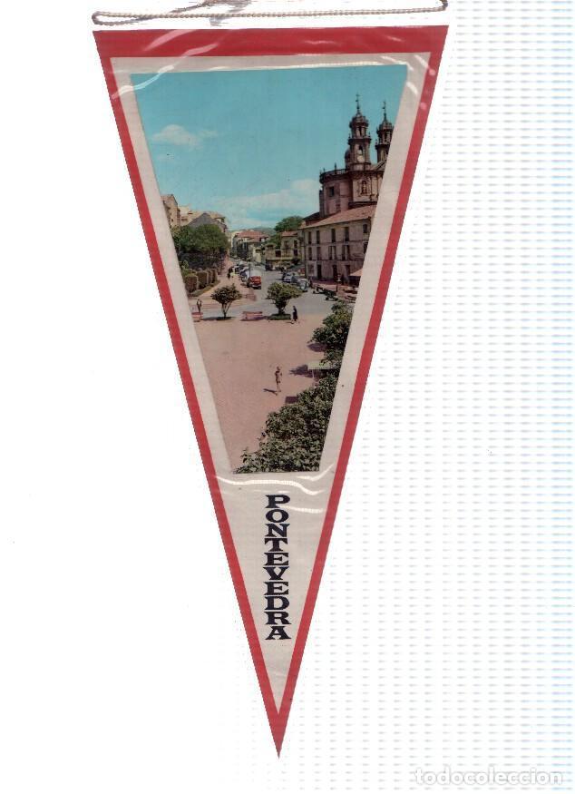 Fanions de collection: BANDERIN: PONTEVEDRA - Vista de la Iglesia de la Peregrina de Pontevedra - Varios
