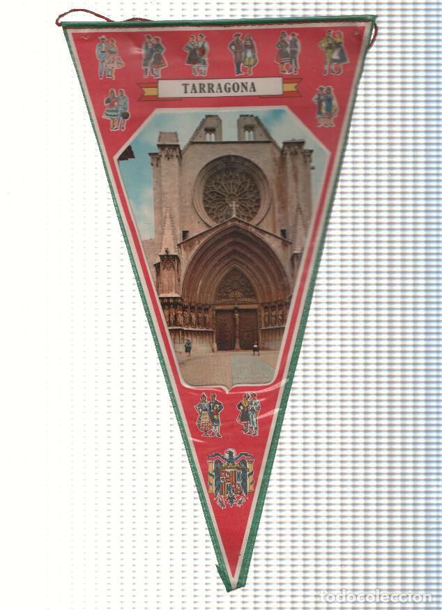 Collection pennants: Banderin: TARRAGONA - Imagen del portico de la Catedral de Santa Tecla de Tarragona - Varios