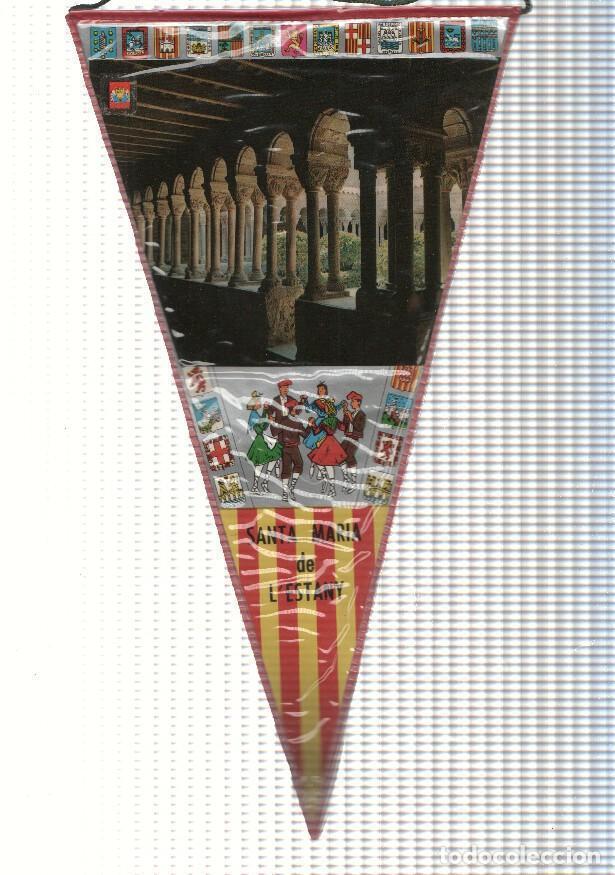 Collection pennants: BANDERIN: SANTA MARIA DE L,ESTANY - Imagen interior del Patio del Monasterio de Santa Maria de l,Est