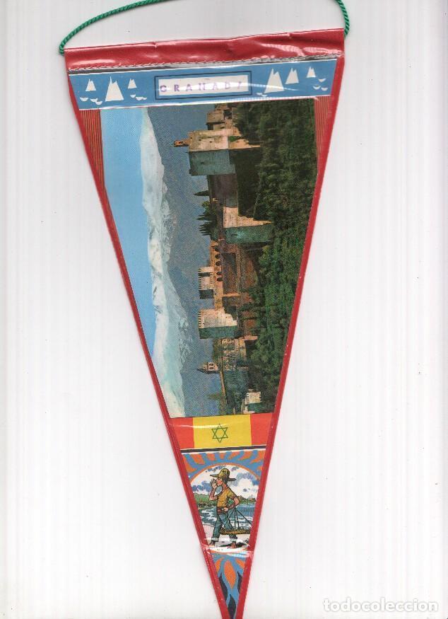 Collection pennants: BANDERIN: GRANADA - Imagen del Alcazar y Alhambra de Granada e ilustracion de Cenachero - Varios