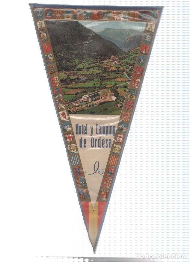 Collection pennants: BANDERIN: ORDESA, Huesca - Foto aerea del Hotel y Camping de Ordesa - Varios