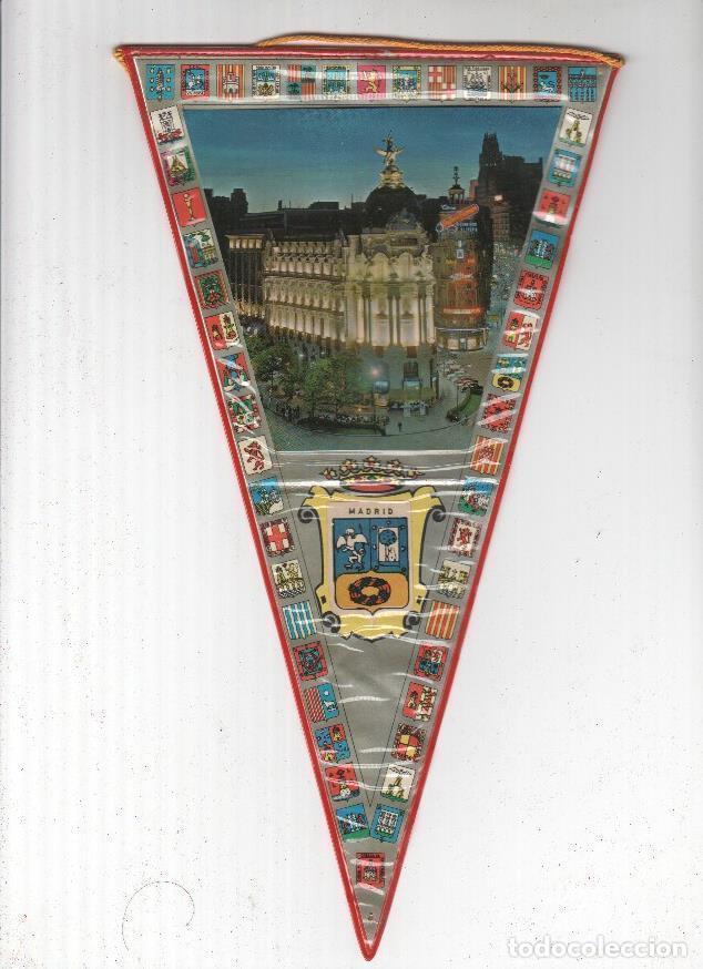 Collection pennants: BANDERIN: MADRID - Vista Nocturna de la Gran Via de Madrid - VARIOS