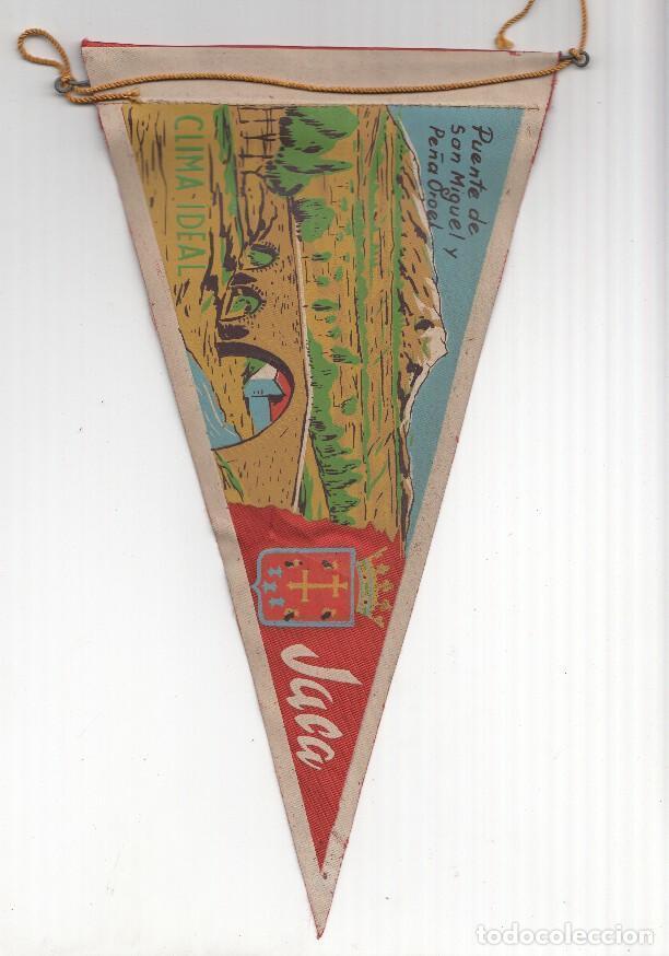 Banderines de colecci&oacute;n: BANDERIN: JACA - Puente de San Miguel y Pe&ntilde;a Oroel / CLIMA IDEAL - Varios