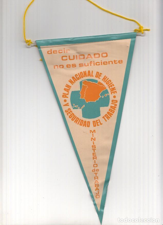 Bandierine di collezione: BANDERIN: MINISTERIO DE TRABAJO - Plan Nacional de Higiene y Seguridad en el Trabajo - Varios