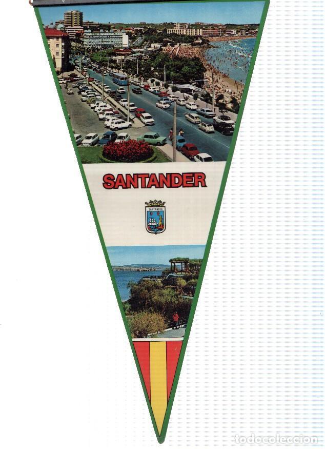 Bandierine di collezione: BANDERIN: SANTANDER - Diferentes vistas a doble cara, Avenida Casta&ntilde;eda y Gran Hotel Sardinero - Var