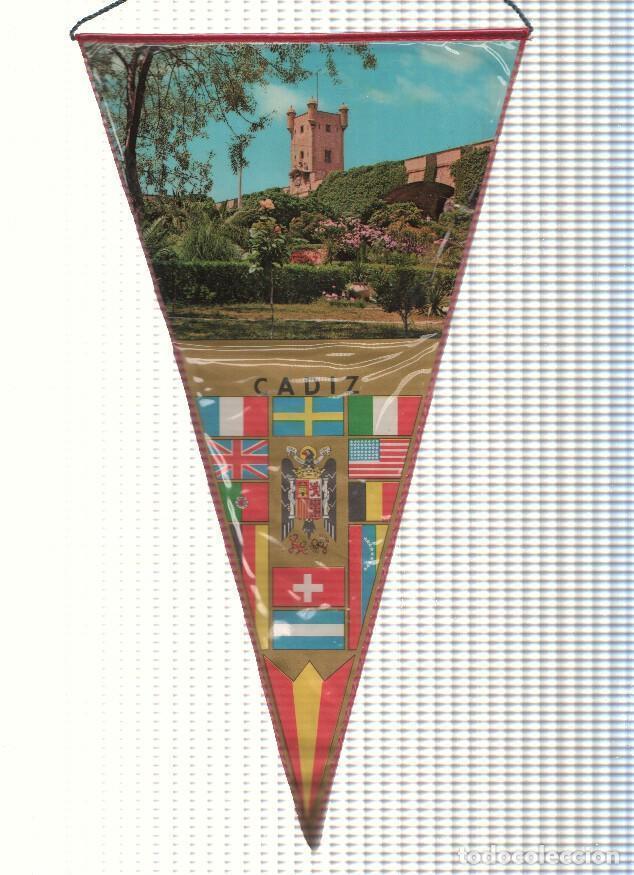 Bandierine di collezione: Banderin: CADIZ - Imagen de Jardines de Puerta Tierra - Varios