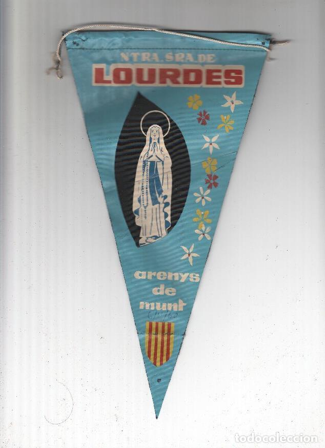 Bandierine di collezione: BANDERIN: ARENYS DE MUNT - Nuestra Se&ntilde;ora de Lourdes - VARIOS
