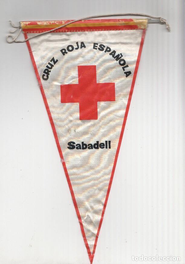 Bandierine di collezione: BANDERIN: CRUZ ROJA ESPA&Ntilde;OLA DE SABADELL - Banderin Promocional - VARIOS