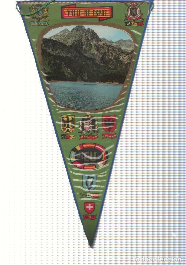 Bandierine di collezione: BANDERIN: Valle de ESPOT, Lleida - Imagen del Lago/Estany de Sant Maurici - VARIOS