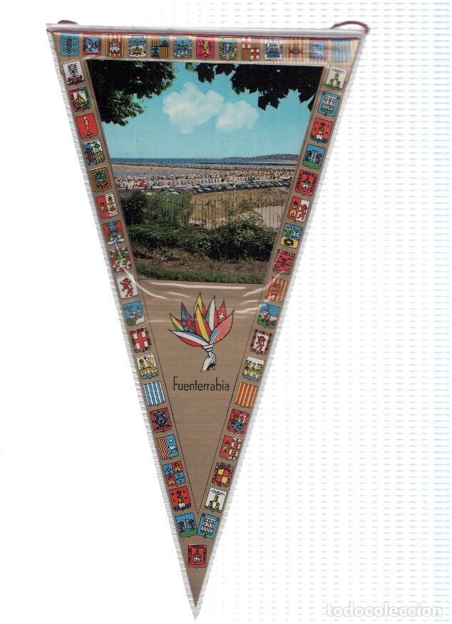 Bandierine di collezione: BANDERIN: FUENTERRABIA, Guipuzcoa - Vista de la playa de Hondarribia - Varios