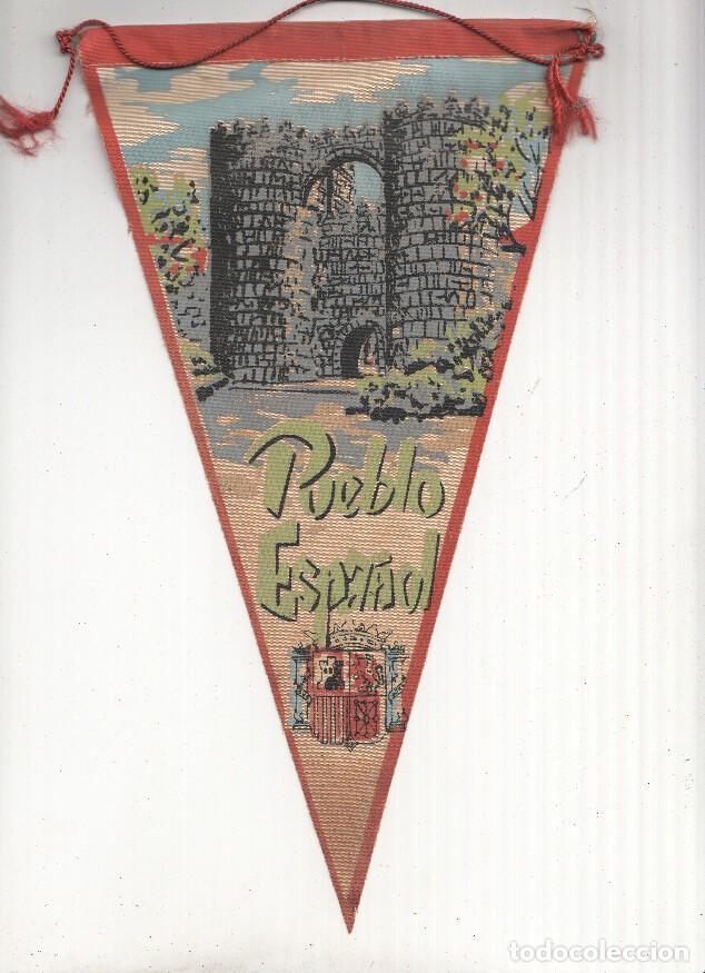 Bandierine di collezione: BANDERIN: BARCELONA - Ilustracion de la Entrada del POBLE ESPANYOL de Barcelona - VARIOS