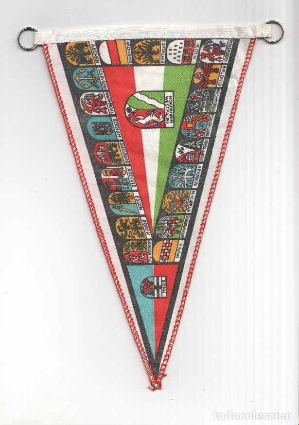 Bandierine di collezione: BANDERIN: NORDRHEIN WESTFALEN - Dos caras. Escudo Grande y Escudos de Ciudades Alemanas - Varios