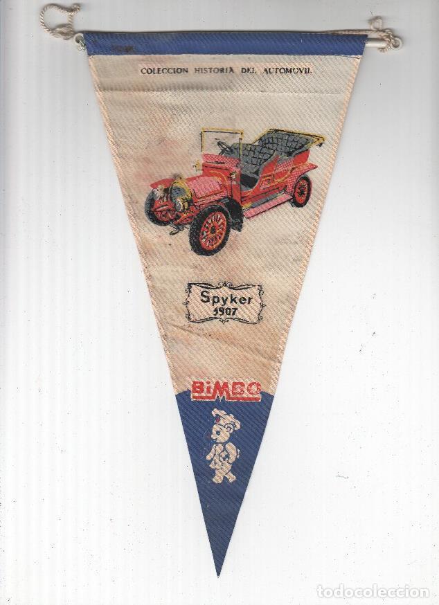 Bandierine di collezione: BANDERIN: Coleccion Historia del Automovil de BIMBO, Numero 07: spyker 1907 - SOLGRAPH