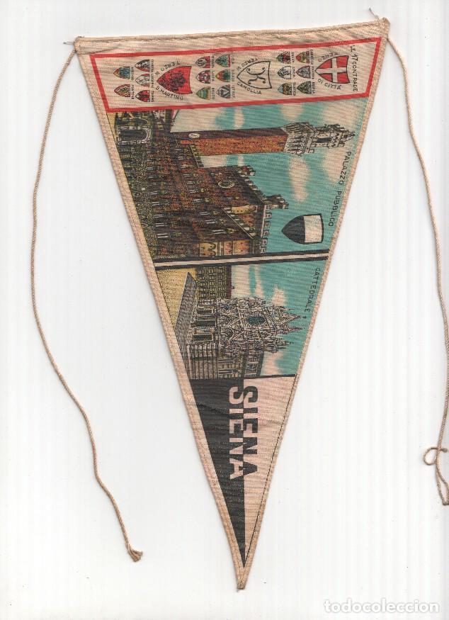 Bandierine di collezione: BANDERIN: SIENA - Palazzo Pubblico, Catedrale y Escudos - VARIOS
