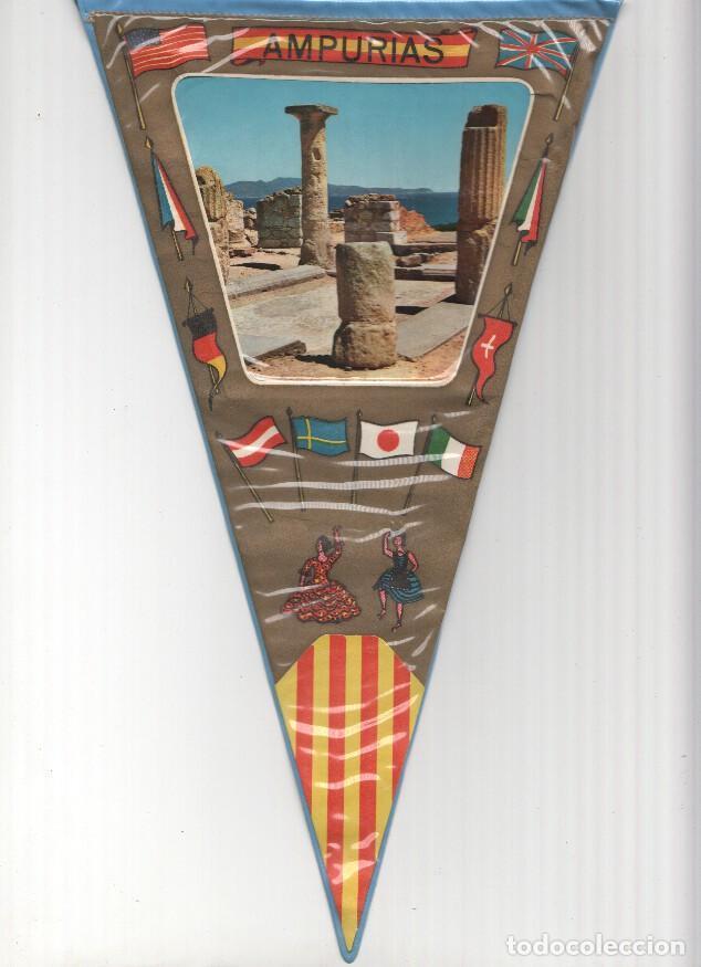 Bandierine di collezione: BANDERIN: AMPURIES, Tarragona - Foto de las Ruinas de Ampurias. - Varios