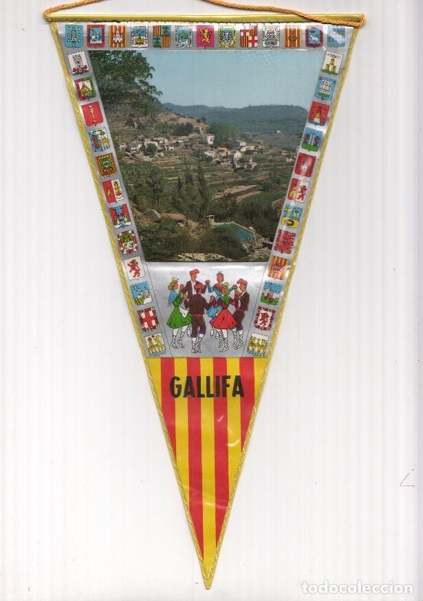 Bandierine di collezione: BANDERIN: GALLIFA, Barcelona - Imagen de la localidad desde la lejania - VARIOS