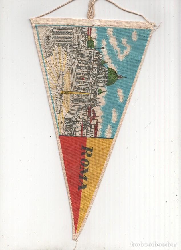 Bandierine di collezione: BANDERIN: ROMA - Ilustracion del VATICANO, Plaza de San Pedro (Dos caras) - VARIOS