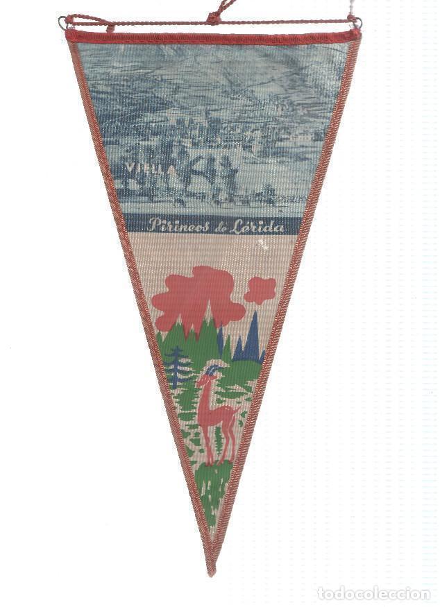 Bandierine di collezione: BANDERIN: VIELLA (Lleida) - Vista Aerea de la ciudad de Viella e ilustracion de alta monta&ntilde;a - VARIO
