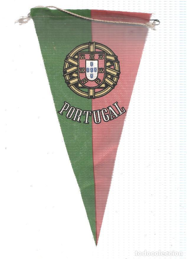 Galhardetes de cole&ccedil;&atilde;o: BANDERIN: PORTUGAL - Escudo en banderin con los colores de Portugal - VARIOS
