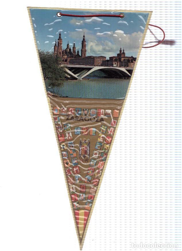 Galhardetes de cole&ccedil;&atilde;o: BANDERIN: ZARAGOZA - Vista del la Basilica del Pilar y Puente de Santiago - Varios
