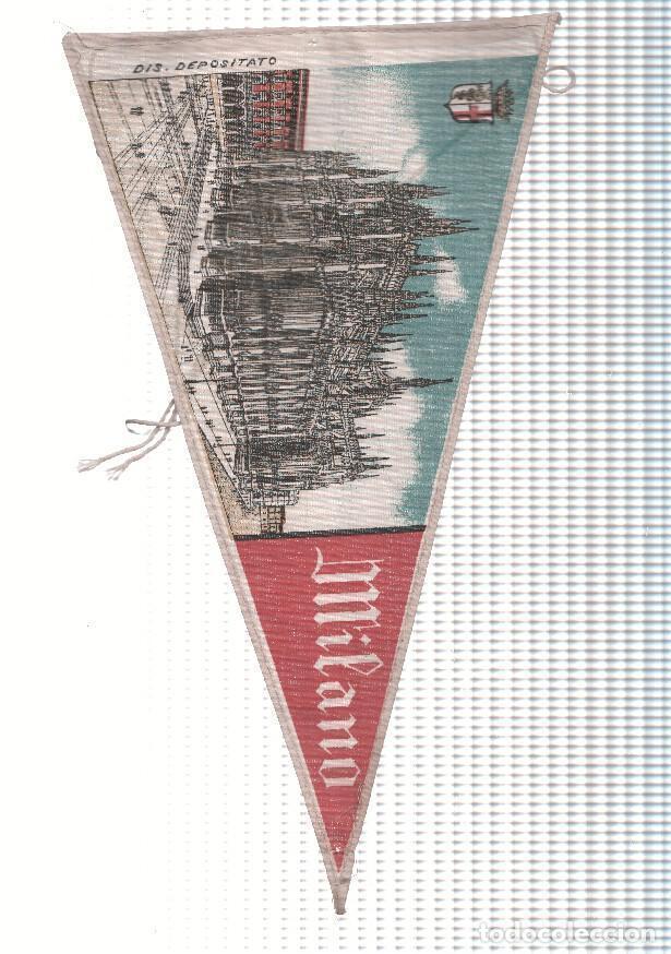 Galhardetes de cole&ccedil;&atilde;o: BANDERIN: MILAN, Italia - Ilustracion del DUOMO Catedral de Milan - VARIOS