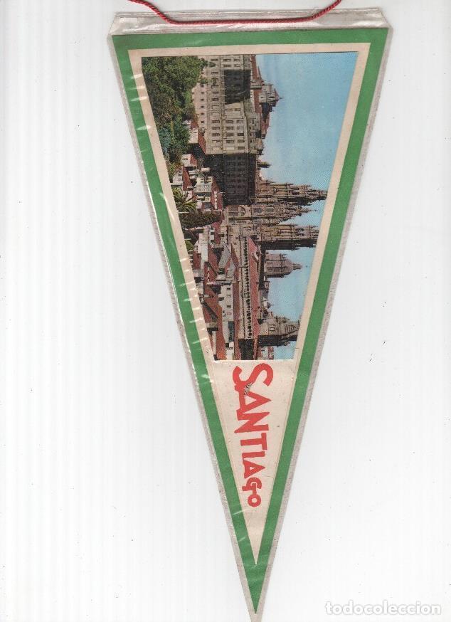 Collection pennants: BANDERIN: SANTIAGO DE COMPOSTELA - Vista aerea Catredal de Santiago de Compostela desde la ciudad -