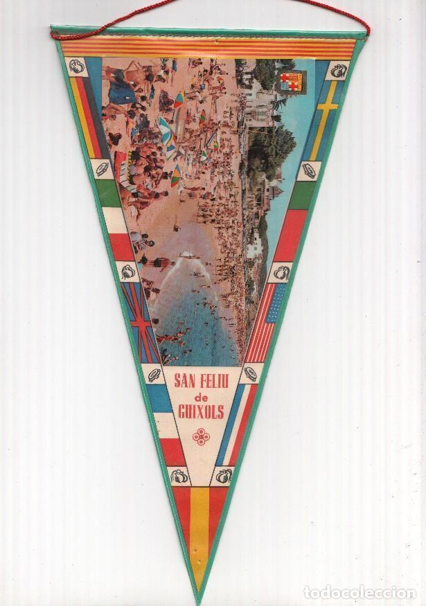 Collection pennants: BANDERIN: SANTFELIU DE GUIXOLS - Imagenen de la Playa de San Pol - VARIOS