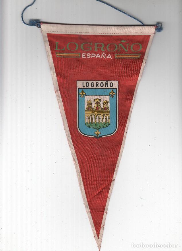 Collection pennants: BANDERIN: LOGRO&Ntilde;O - Escudo de Logro&ntilde;o - VARIOS