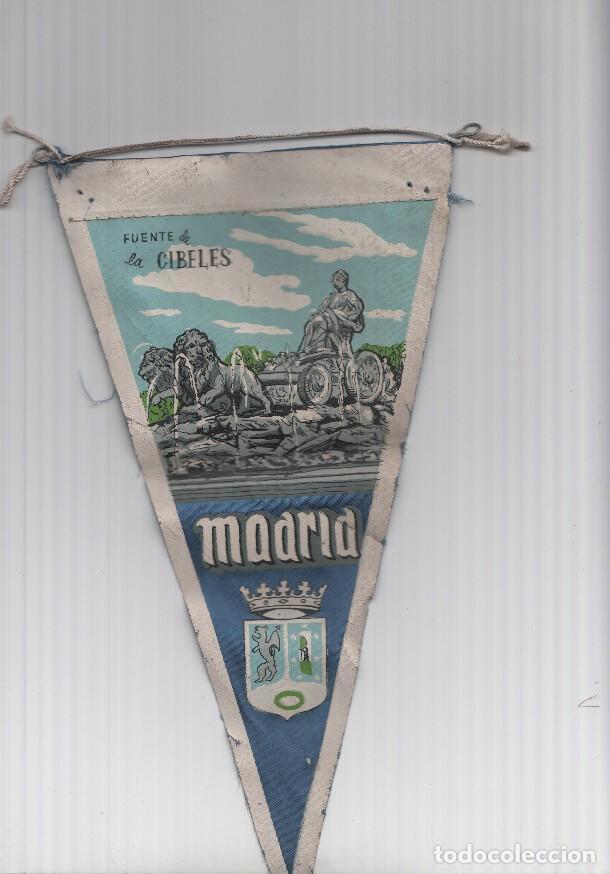 Collection pennants: BANDERIN: MADRID - Ilustracion de la Fuente de LA CIBELES - VARIOS