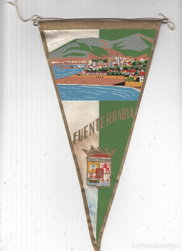 Collection pennants: BANDERIN: FUENTERRABIA - Escudo y Vista de la localidad - VARIOS
