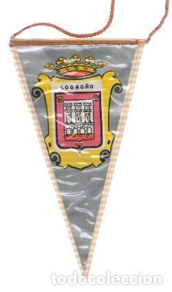 Collection pennants: Banderin: Escudos de Provincias: LOGRO&Ntilde;O (12cm) - Varios