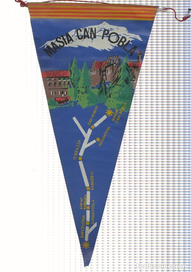 Collection pennants: BANDERIN: MATADEPERA, Barcelona - Ilustracion de la MASIA CAN POBLA de Matadepera - VARIOS