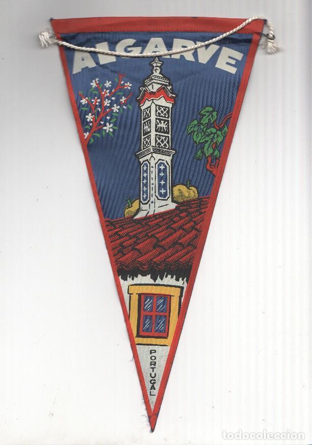 Collection pennants: BANDERIN: ALGARVE, Portugal - Ilustracion de Chimenea tipica del Algarve - VARIOS