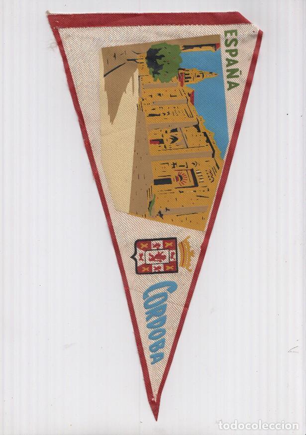 Collection pennants: BANDERIN: CORDOBA - Ilustracion exterior de la Mezquita de Cordoba y escudo de la localidad - VARIOS
