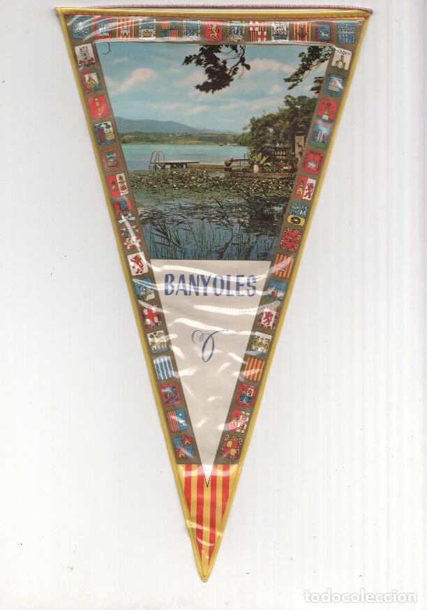 Sammlung von Wimpeln: BANDERIN: BANYOLES, Girona - Vista del lago de Banyoles - VARIOS