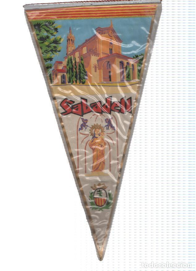 Sammlung von Wimpeln: Banderin: SABADELL - Ilustracion del Santuario y la Virgen de la Mare de Deu de la Salut - Varios