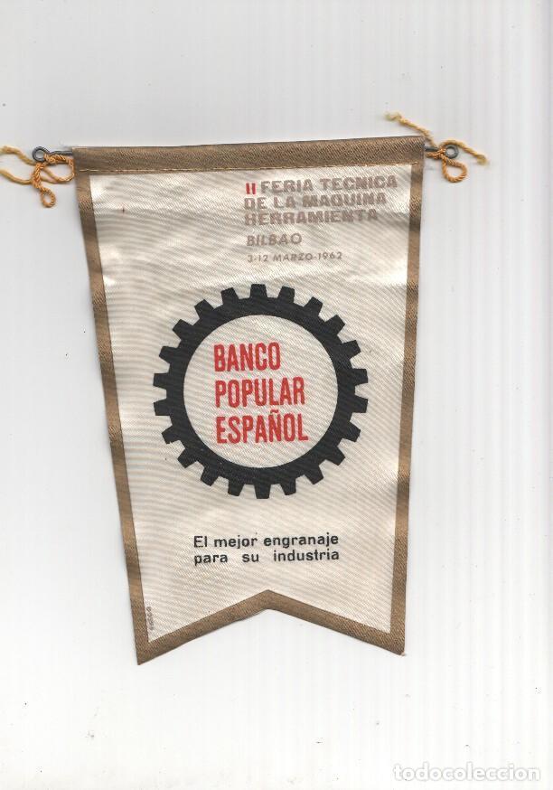 Sammlung von Wimpeln: BANDERIN: II FERIA TECNICA DE LA MAQUINA HERRAMIENTA de Bilbao (3-12 Marzo de 1962) - VARIOS