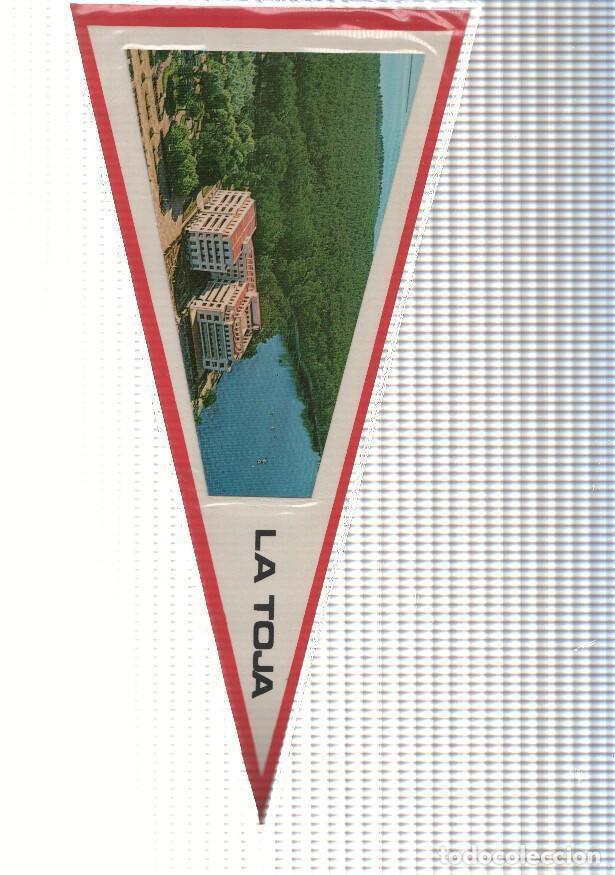Sammlung von Wimpeln: BANDERIN: LA TOJA, Pontevedra - Imagen aerea del Balneario de La Toja - VARIOS