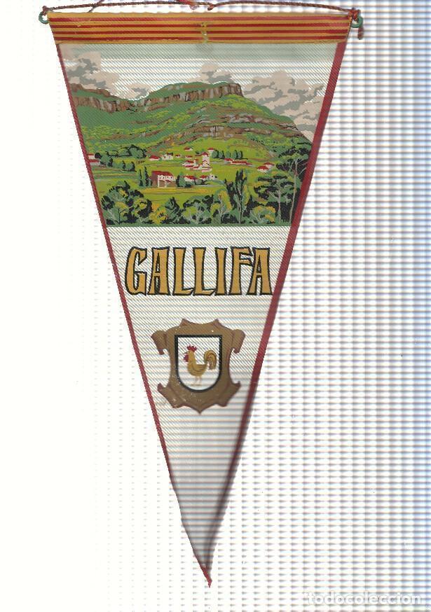 Sammlung von Wimpeln: BANDERIN: GALLIFA, Barcelona - Ilustracion general y escudo de la localidad - VARIOS