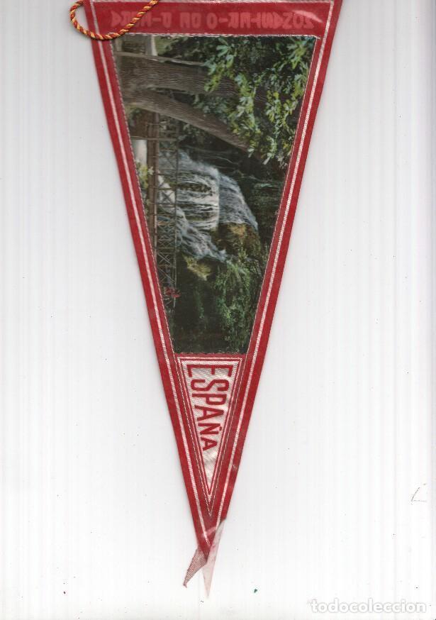 Sammlung von Wimpeln: BANDERIN: NUEVALOS, Zaragoza - Imagen de la Cascada la CAPRICHOSA del Monasterio de Piedra