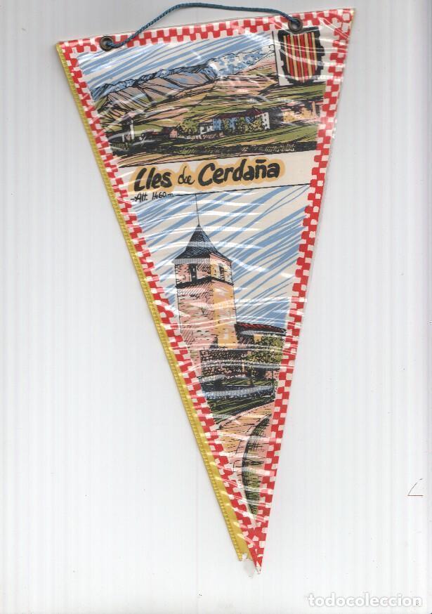 Sammlung von Wimpeln: BANDERIN: LLES DE CERDANYA - Ilustracion de la localidad e iglesia de Sant Fructuos de Musser - VARI