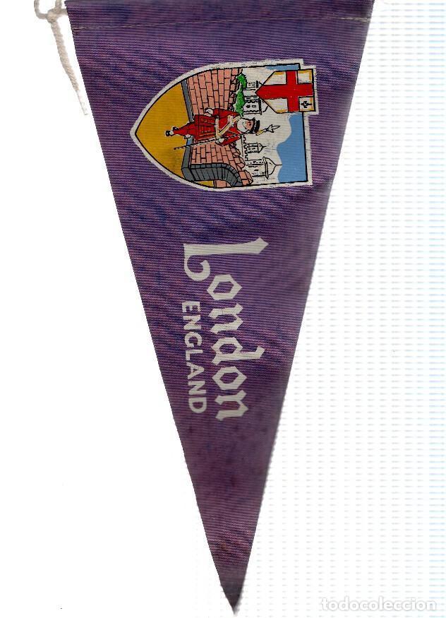 Sammlung von Wimpeln: BANDERIN: LONDON / LONDRES - Escudo con Ilustracion de Soldado Beefeater Ingles - VARIOS