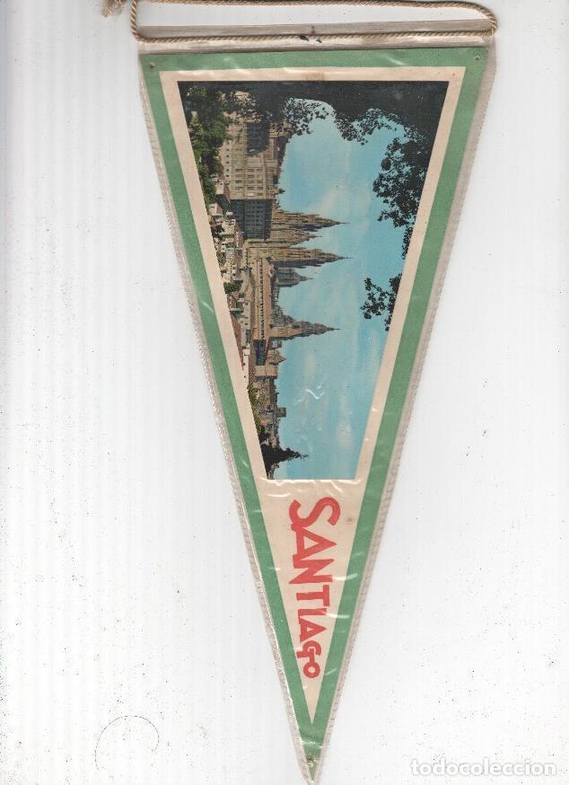 Sammlung von Wimpeln: BANDERIN: SANTIAGO DE COMPOSTELA - Vista aerea Catredal de Santiago de Compostela - VARIOS