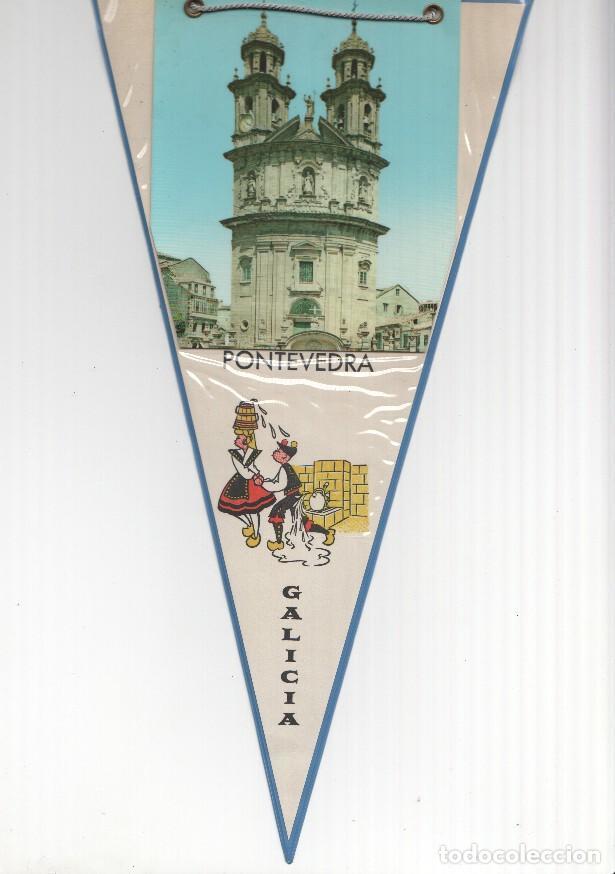 Sammlung von Wimpeln: BANDERIN: PONTEVEDRA, Galicia - Imagen de la Iglesia de la Virgen Peregrina - Varios